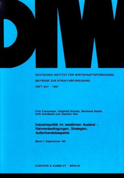 Industriepolitik im westlichen Ausland