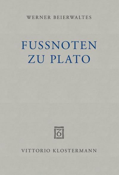 Fußnoten zu Plato