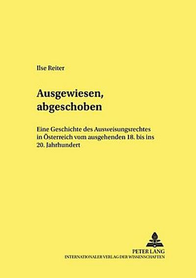 Ausgewiesen, abgeschoben