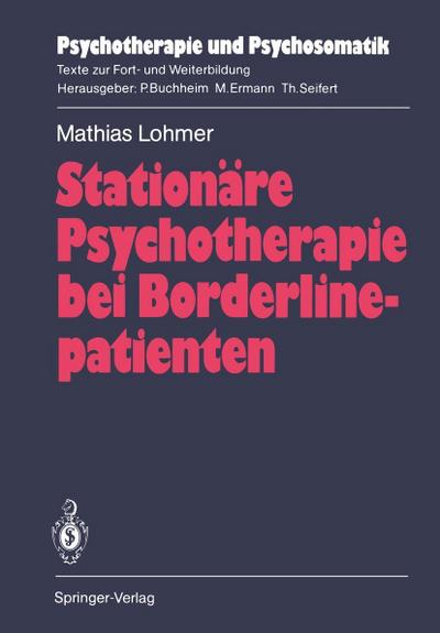 Stationäre Psychotherapie bei Borderlinepatienten