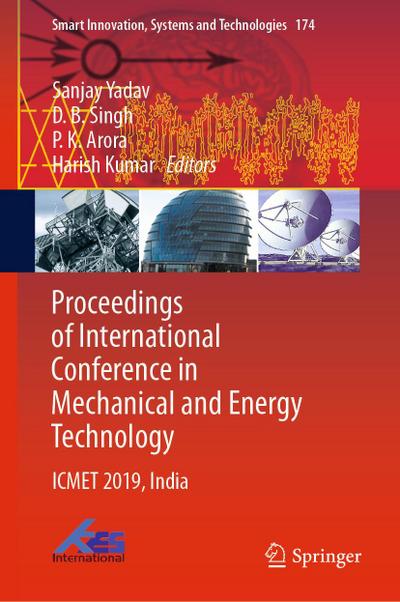 Proceedings of International Conference in Mechanical and Energy Technology