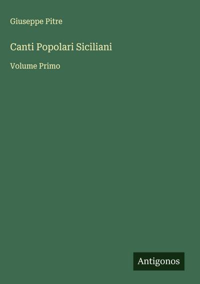 Canti Popolari Siciliani