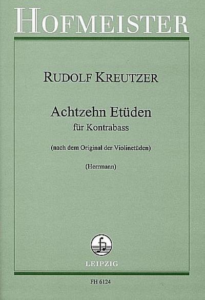 18 Etüdenfür Kontrabass