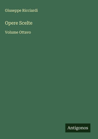 Opere Scelte