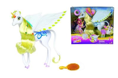 Simba 109480095 - Mia und Me Magisches Einhorn Onchao / mit Licht und Sound / Bewegliche Flügel / spielt Titelsong / 25cm