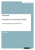 Panoptikum der Massenpsychologie