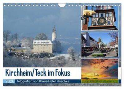 Kirchheim/Teck im Fokus (Wandkalender 2026 DIN A4 quer), CALVENDO Monatskalender