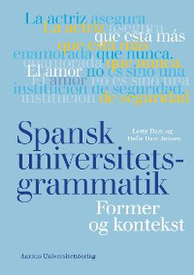 Spansk universitetsgrammatik