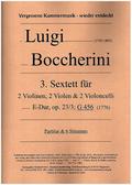 3. Streichsextett op.23,3 E-Dur G456für 2 Violinen, 2 Violen und 2 Violoncelli