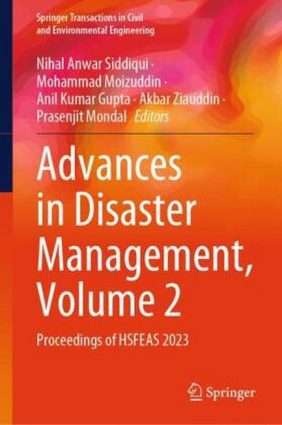 Advances in Disaster Management, Volume 2