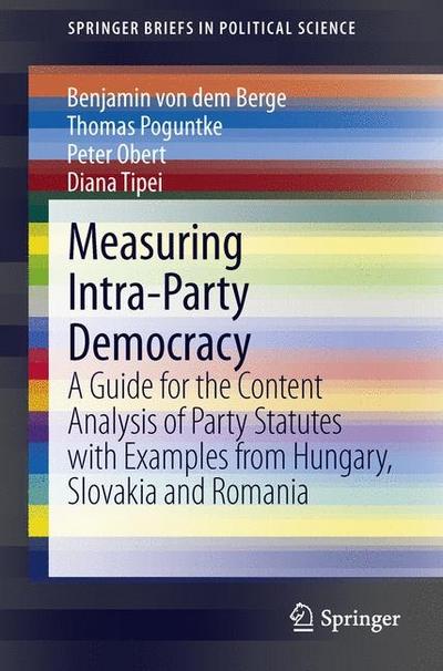 Measuring Intra-Party Democracy