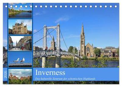 Inverness (Tischkalender 2026 DIN A5 quer), CALVENDO Monatskalender