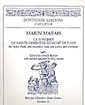 La sonnerie de Sainte-Geneviève du Mont de Parisfor violin (flute/alto recorder). bass viol (cello) and Bc