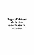 Pages d’histoire de la cote mauritanienn