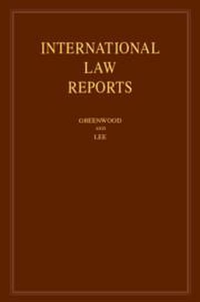 International Law Reports: Volume 179
