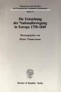 Die Entstehung der Nationalbewegung in Europa 1750