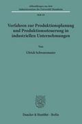 Verfahren zur Produktionsplanung und Produktionssteuerung in industriellen Unternehmungen.