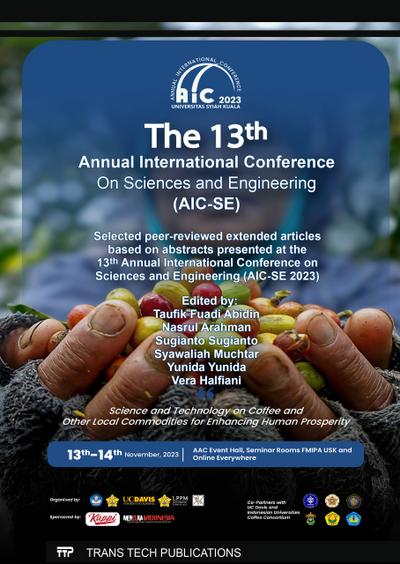 The 13th Annual International Conference on Sciences and Engineering (AIC-SE)