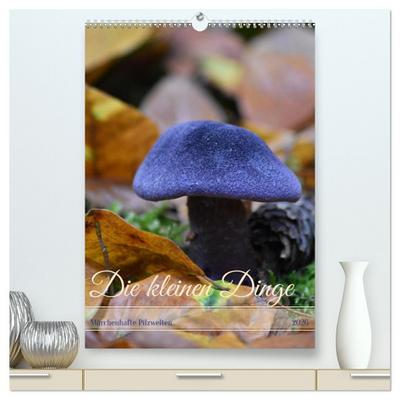 Die kleinen Dinge - märchenhafte Pilzwelten (hochwertiger Premium Wandkalender 2026 DIN A2 hoch), Kunstdruck in Hochglanz