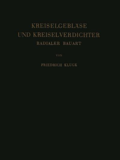 Kreiselgebläse und Kreiselverdichter