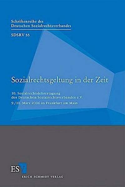 Sozialrechtsgeltung in der Zeit