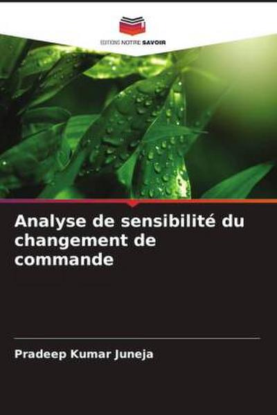 Analyse de sensibilité du changement de commande