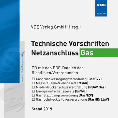 Technische Vorschriften Netzanschluss Gas, CD-ROM
