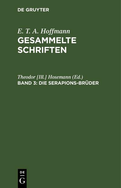Die Serapions-Brüder