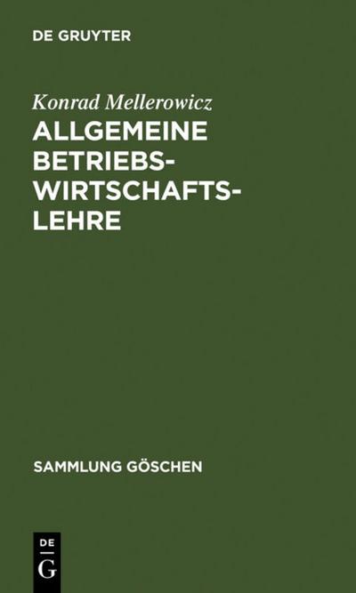 Allgemeine Betriebswirtschaftslehre