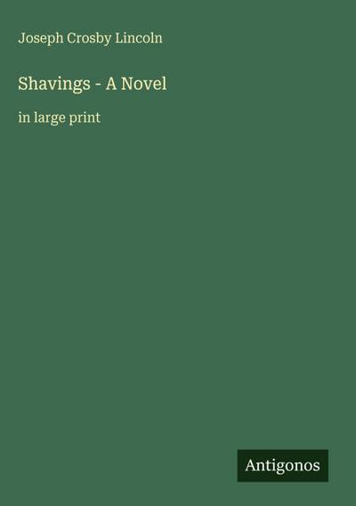 Shavings - A Novel