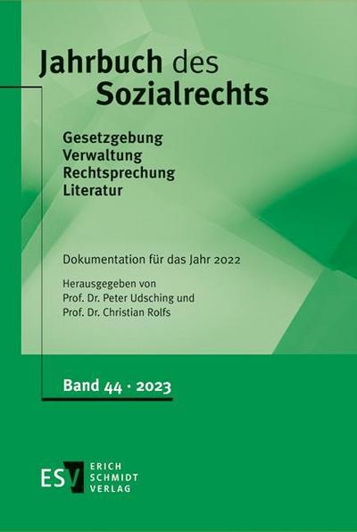 Jahrbuch des Sozialrechts / Jahrbuch des Sozialrechts Dokumentation für das Jahr 2022