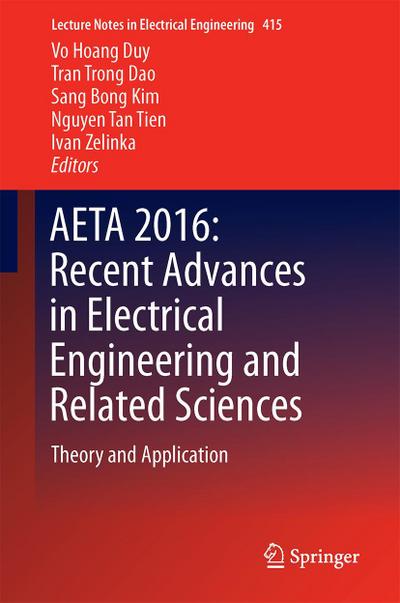 AETA 2016: Recent Advances in Electrical Engineering and Related Sciences