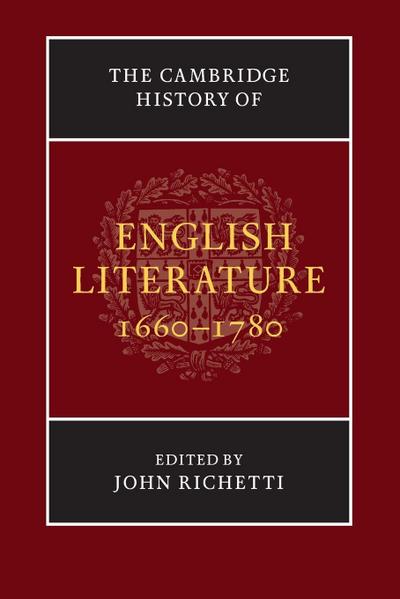 The Cambridge History of English Literature, 1660-1780