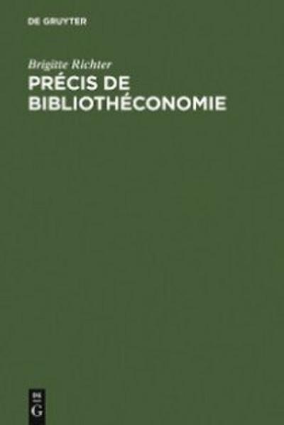 Précis de Bibliothéconomie