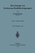 Berechnung von Drehstrom-Kraftübertragungen
