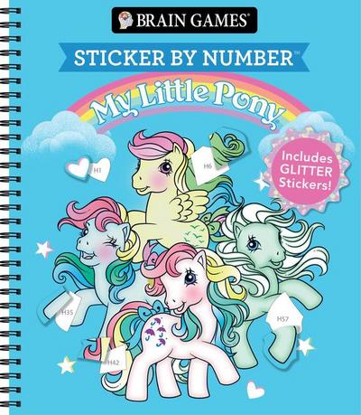 Brain Games - Sticker by Number: My Little Pony