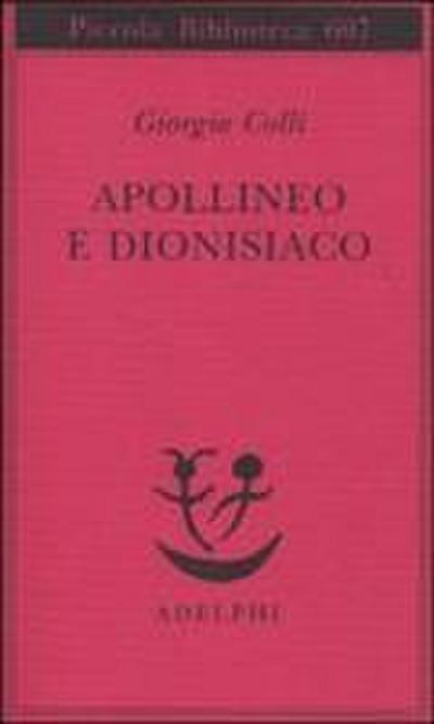 Apollineo e dionisiaco