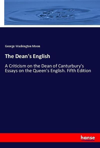 The Dean’s English