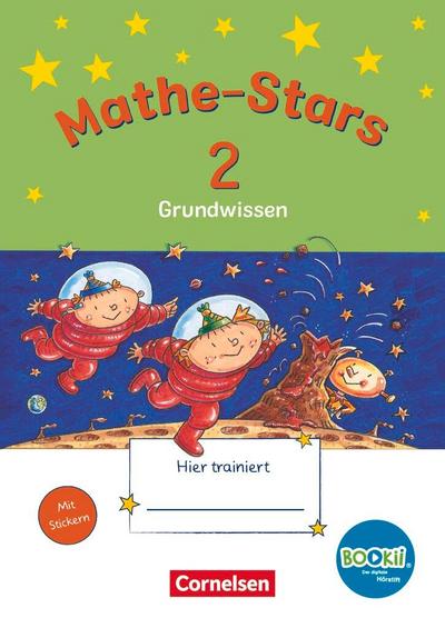 Mathe-Stars - Grundwissen - BOOKii-Ausgabe - 2. Schuljahr. Übungsheft mit Lösungen