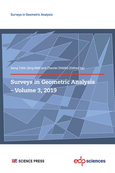 Surveys in Geometric Analysis – Volume 3, 2019