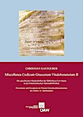 Miscellanea Codicum Graecorum Vindobonensium II