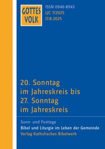 Gottes Volk LJ C7/2025