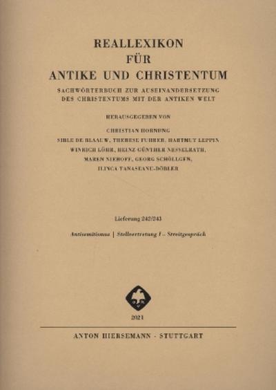 Reallexikon für Antike und Christentum