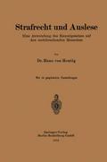 Strafrecht und Auslese