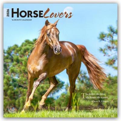 Horse Lovers - Pferdeliebhaber 2026 - 16-Monatskalender