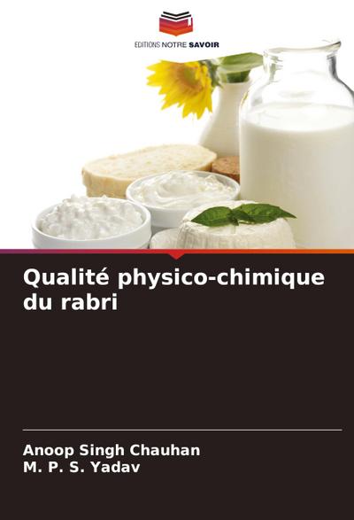 Qualité physico-chimique du rabri