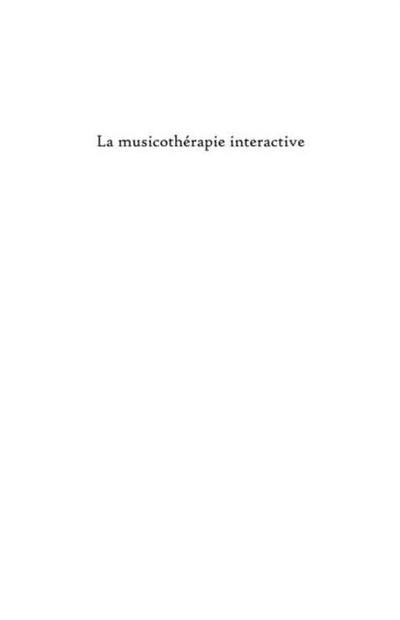 Musicotherapie interactive La