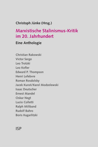 Marxistische Stalinismus-Kritik im 20. Jahrhundert: Eine Anthologie