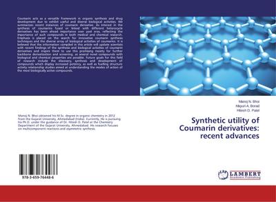 Synthetic utility of Coumarin derivatives: recent advances