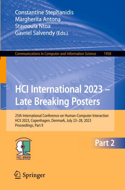 HCI International 2023 - Late Breaking Posters